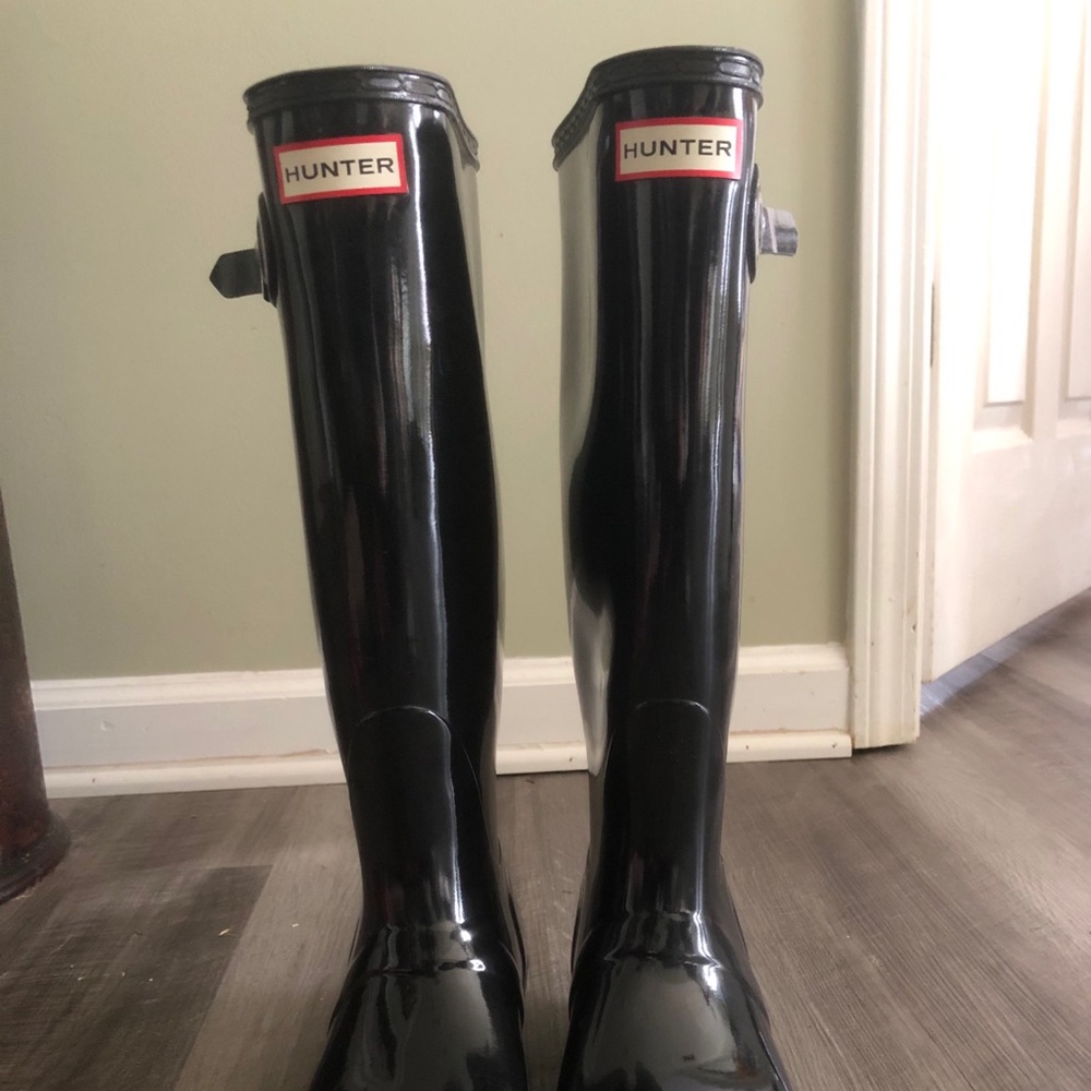 Hunter Black Rain Boots